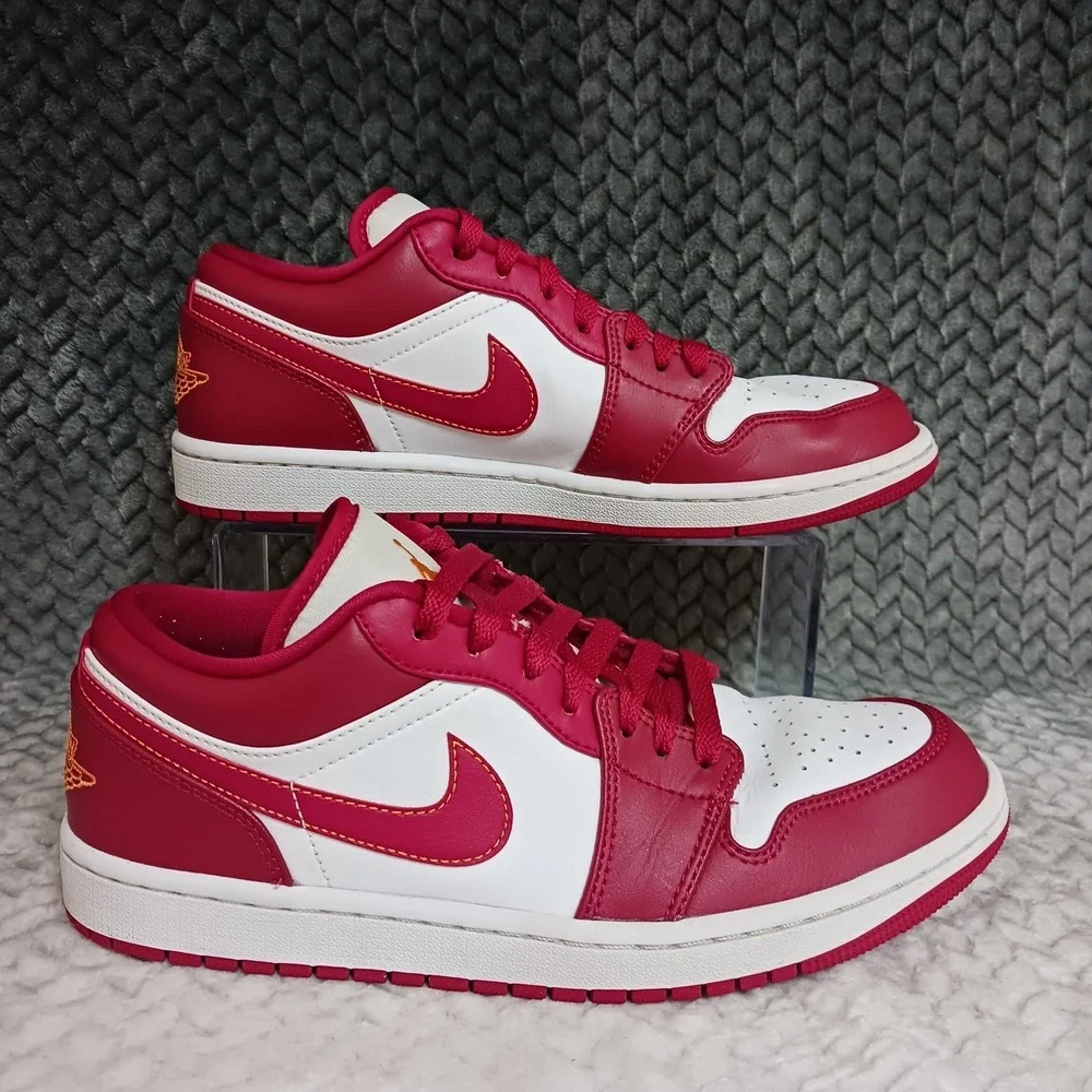 Jordan 1 Low Cardinal Red 2022 Men's Sneakers Shoes Size 8.5